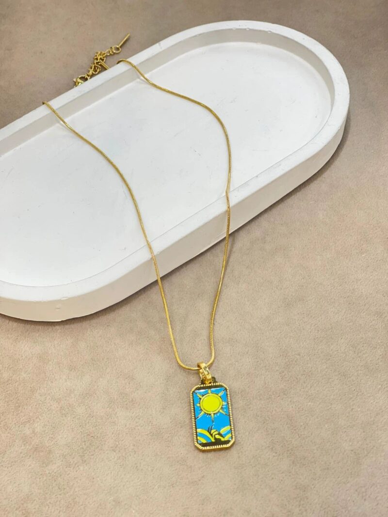 Çelik Tarot Kolye