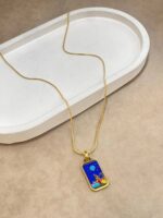 Çelik Tarot Kolye