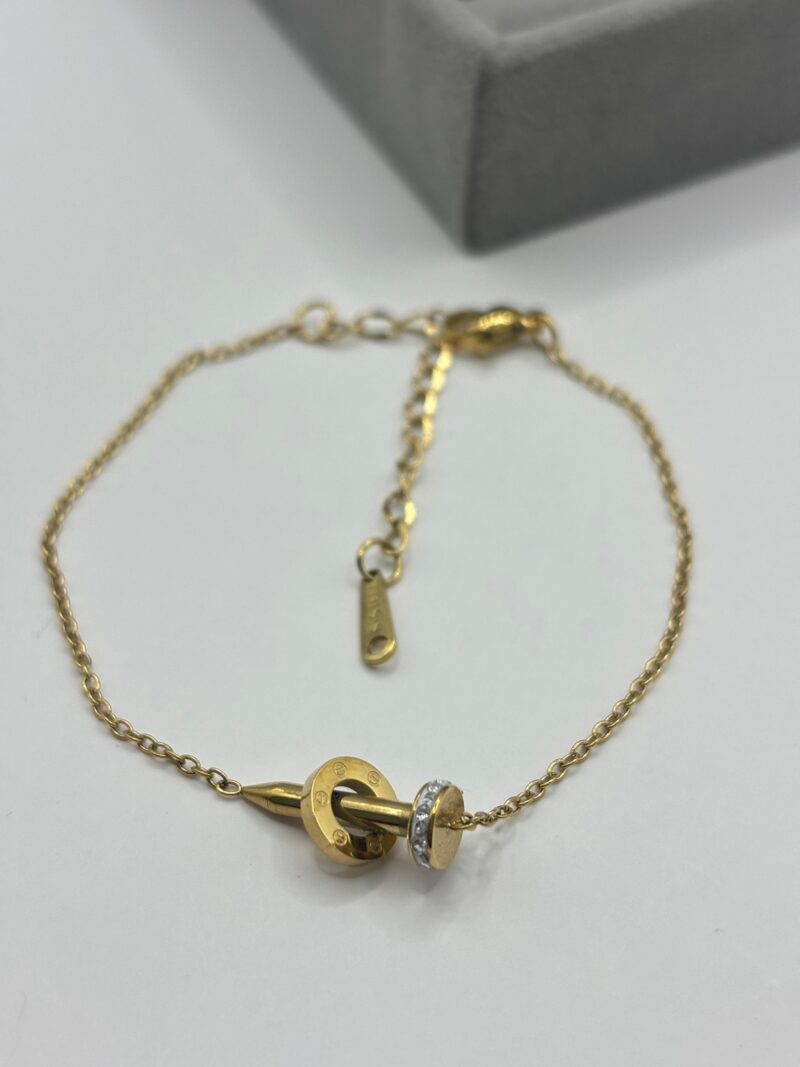 Çelik Gold Bileklik