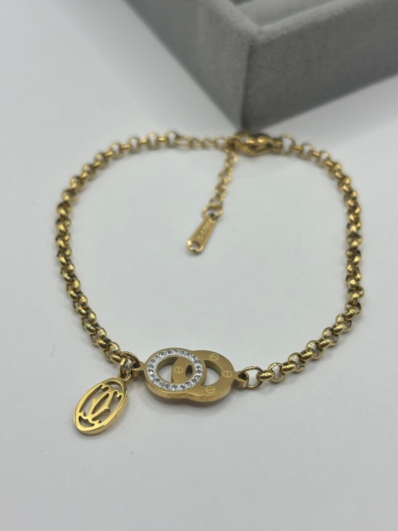 Çelik Gold Bileklik