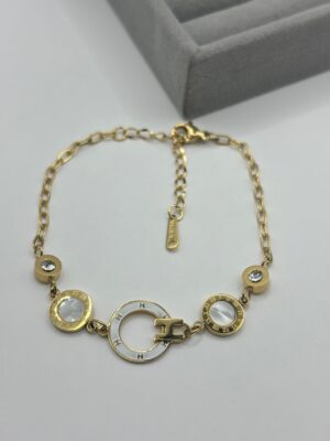 Çelik Premium Gold Bileklik