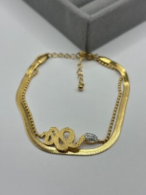 Çelik Gold Bileklik
