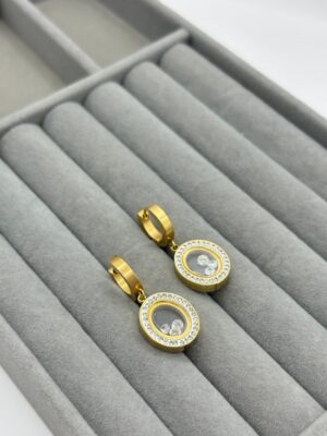 Çelik Gold Küpe