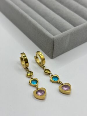 Çelik Premium Gold Küpe