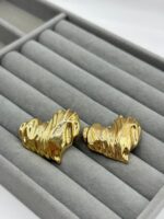 Gold Kalp Küpe