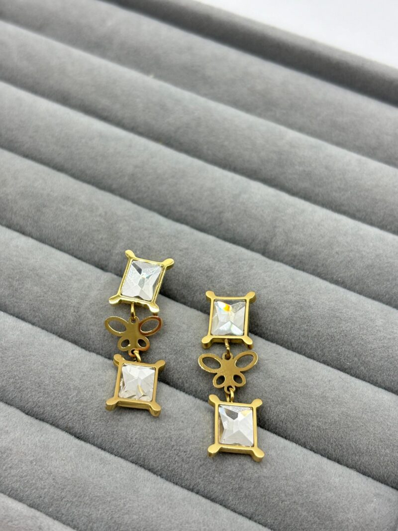 Çelik Gold Küpe