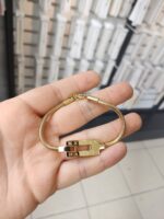 Çelik Romen Rakamlı Gold Bileklik