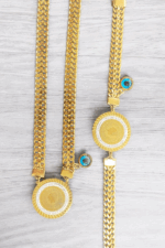 Çelik Hasır Çeyrek Kolye Bileklik Set