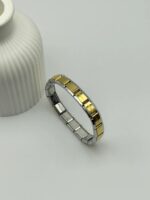 Çelik Gold Charm Bileklik