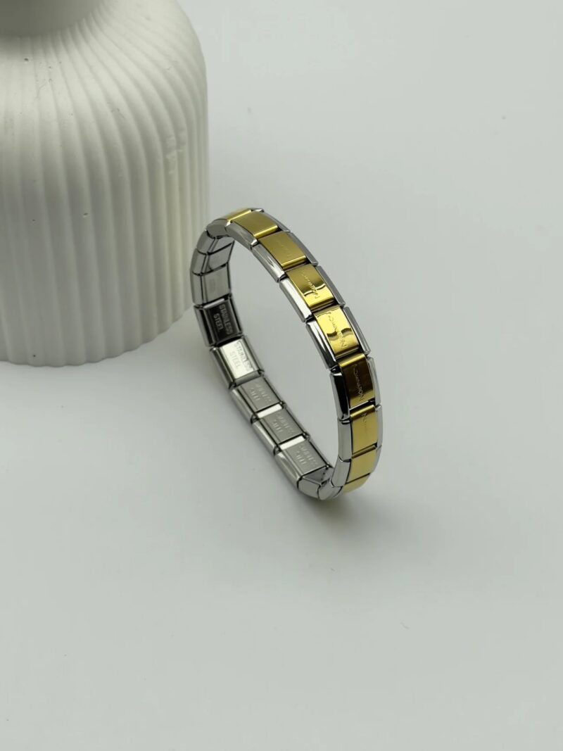 Çelik Gold Charm Bileklik - Görsel 2