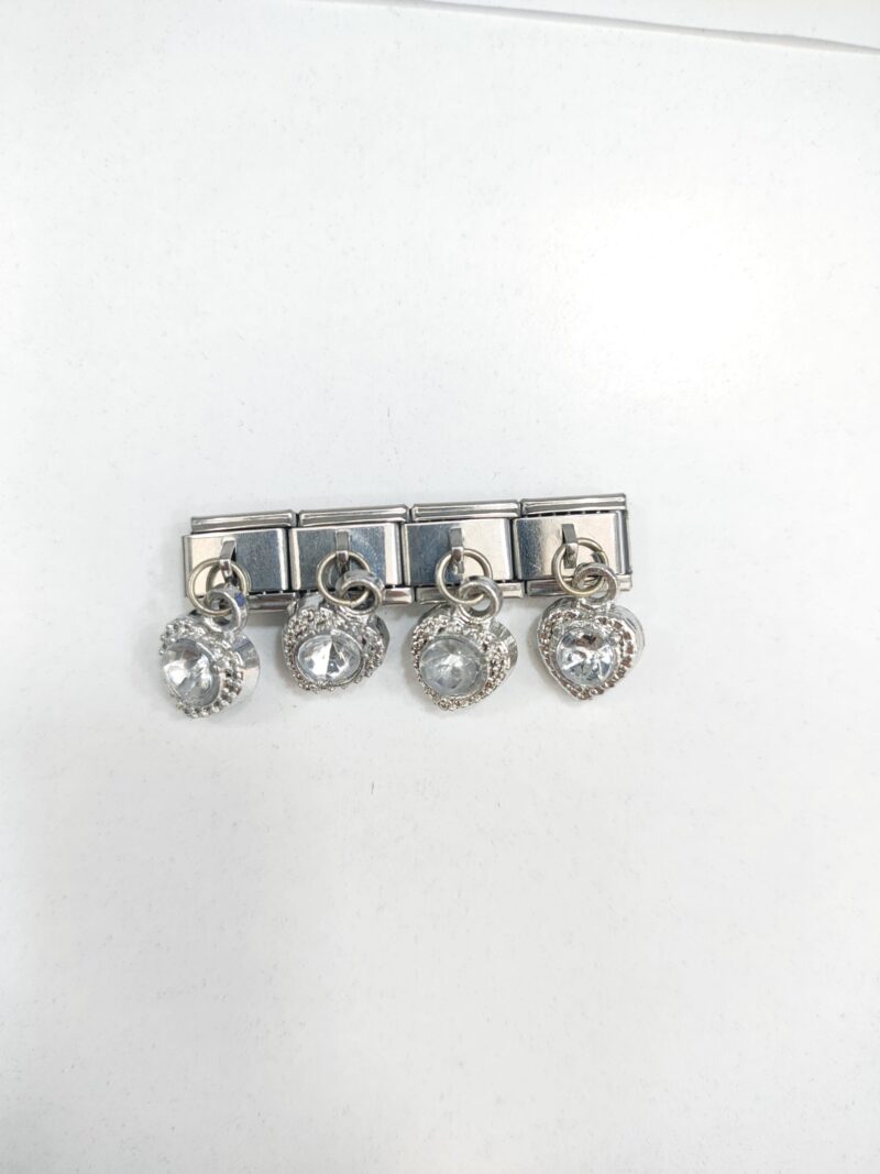 Çelik Kalp Charm