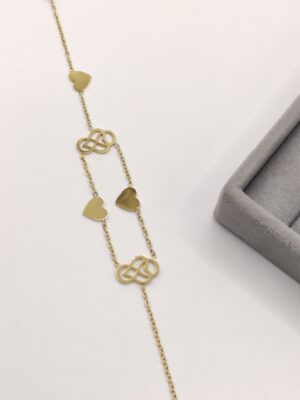 Çelik Kalp Bileklik