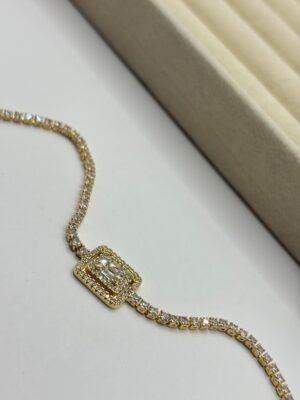 Çelik Gold Baget Bileklik