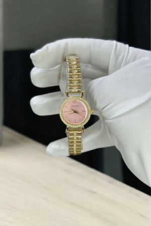 Pembe Renk Gold Kol Saati