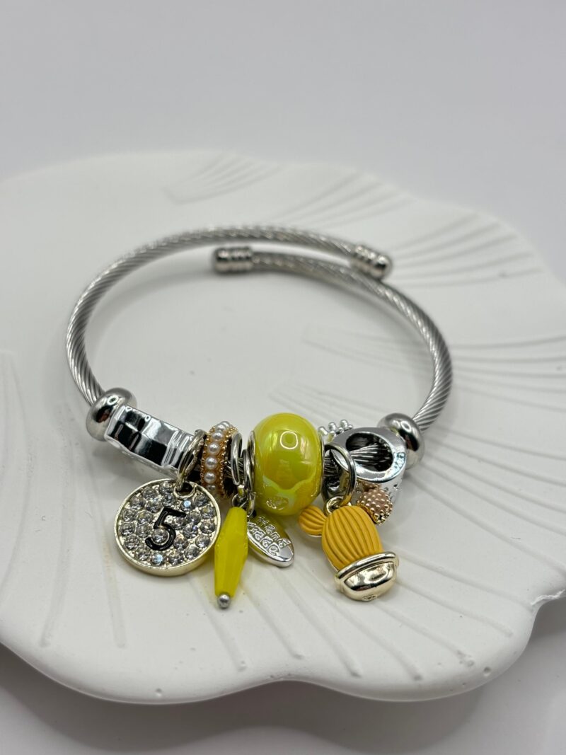 Çelik Charm Bileklik