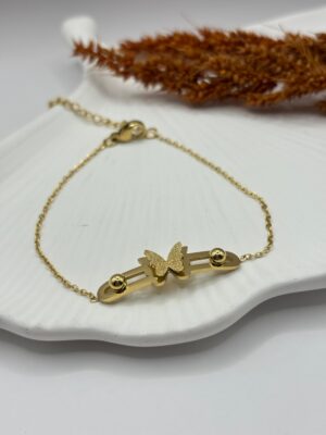 Çelik Kelebek Bileklik