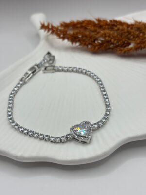 Çelik Kalp Bileklik