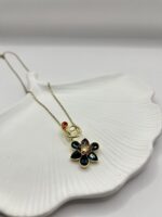 Çelik Premium Çiçek Kolye