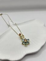 Çelik Premium Çiçek Kolye