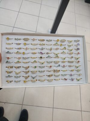 Zirkon Yüzük 100 Adet