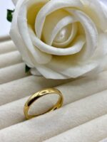 Çelik Gold Renk Alyans Yüzük