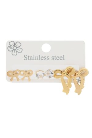 Çelik Altılı Küpe