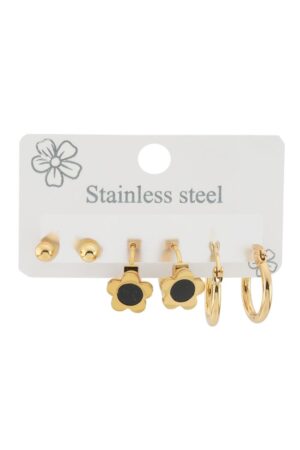 Çelik Altılı Küpe