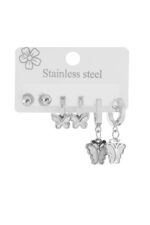 Çelik Altılı Küpe