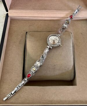 Gümüş Renk 7 Element Saat