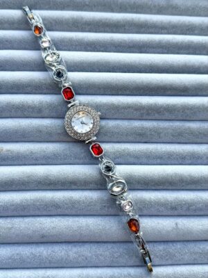 Gümüş Renk 7 Element Saat