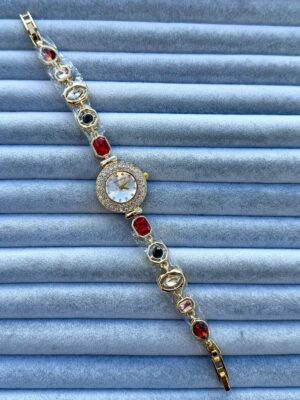 Gold Renk 7 Element Saat