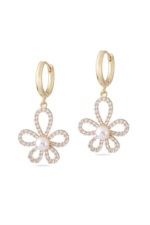 Vip Gold Taşlı Küpe