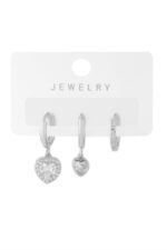 Vip Taşlı Gold Küpe