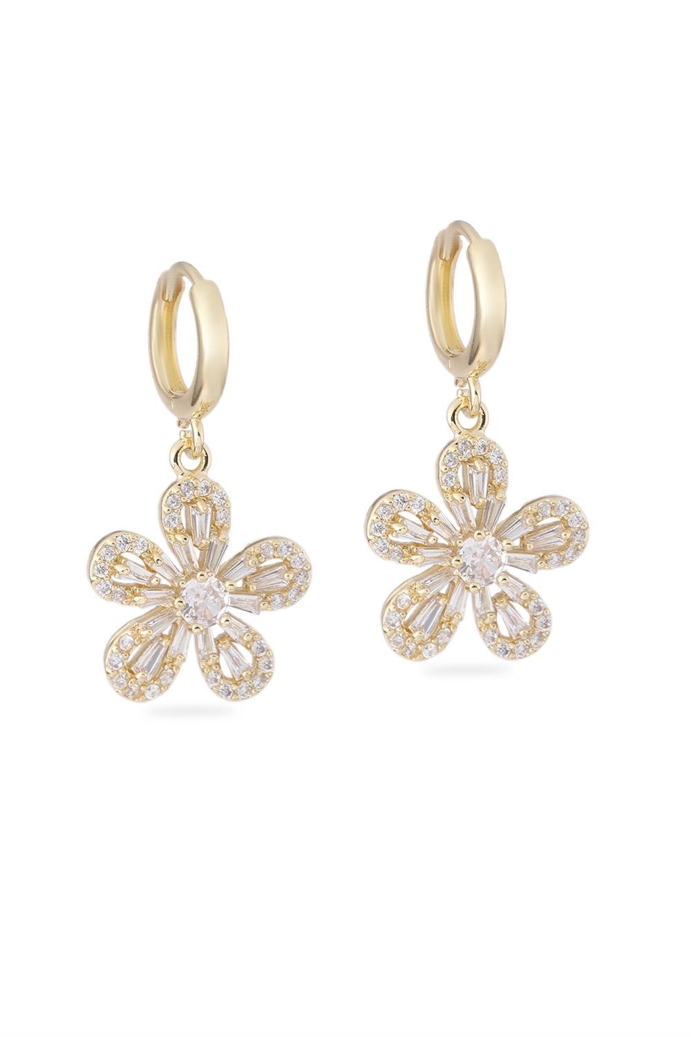 Vip Taşlı Gold Küpe 1 Vip Taşlı Gold Küpe