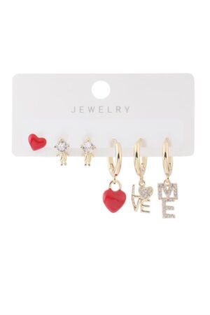 Vip Altılı Gold Küpe