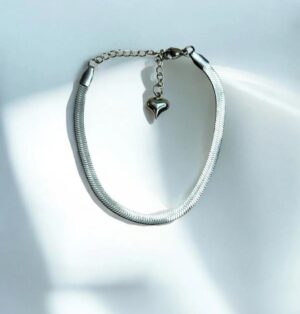 Çelik İtalyan Gümüş Renk Bileklik