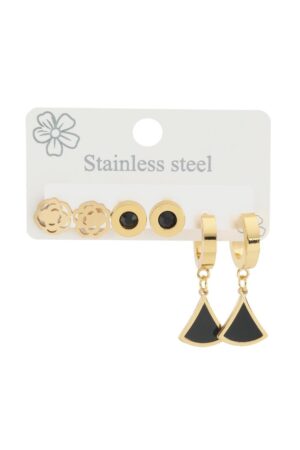 Çelik Altılı Küpe