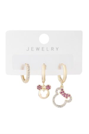 Vip Taşlı Gold Küpe