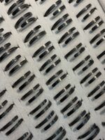 Çelik Siyah Ayetel Kürsi Yüzük (Ayarlanabilir)