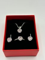 Kolye-Küpe-Yüzük Set