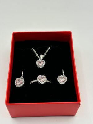 Kolye-Küpe-Yüzük Set