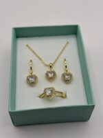 Kolye-Küpe-Yüzük Set