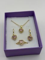 Kolye-Küpe-Yüzük Set