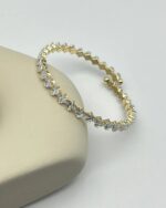 Vip Gold Taşlı Su Yolu Bileklik