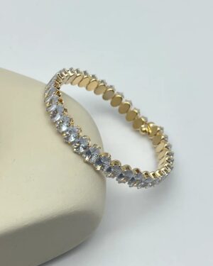 Vip Gold Taşlı Su Yolu Bileklik