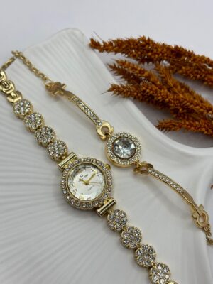 Kadın Saat-Bileklik Set