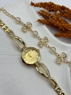 Kadın Saat-Bileklik Set