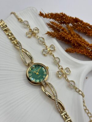 Kadın Saat-Bileklik Set