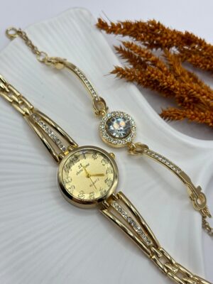 Kadın Saat-Bileklik Set