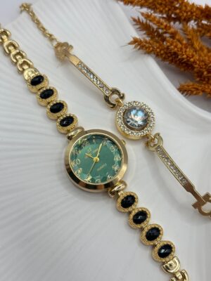 Kadın Saat-Bileklik Set